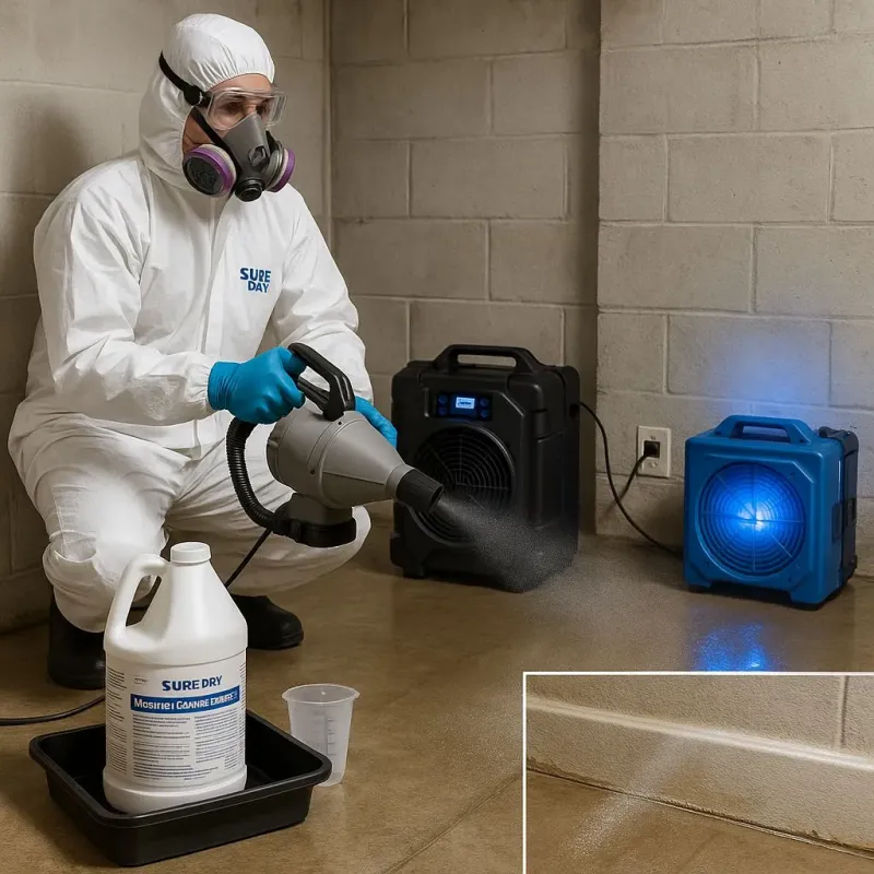 Sanitization and Odor Removal process in Perryman, MD